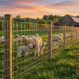 Clôture en acier au carbone <span class=keywords><strong>de</strong></span> qualité supérieure - Portable pour les élevages <span class=keywords><strong>de</strong></span> moutons, les fermes et les pâturages - Product Image 2