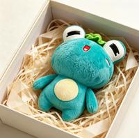 Jouet en peluche grenouille personnalisé, mignon et doux, cadeau idéal pour les événements festifs, fabrication sur mesure