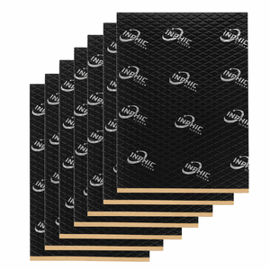 Tapis insonorisant en caoutchouc butyle pour <span class=keywords><strong>voiture</strong></span>, feuille d'amortissement insonorisante autocollante, inodore, isolation thermique, prix d'usine en gros - Product Image 1
