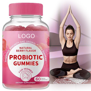 10 tỷ CFU Probiotic Gummies cho sức khỏe phụ nữ Ăn chay tiêu hóa Enzyme Probiotic bổ sung Probiotic - Product Image 1