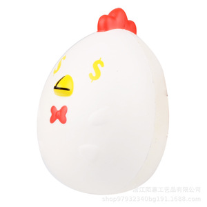 Pu Foam Cartoon Fat Chicken Slow <b>Rebound</b> Factory Round Chicken Shape Ornament Decorative Toy - Product Image 5