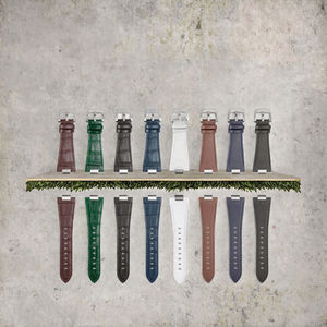 Correas de Reloj Inteligente de Cuero Genuino con Insertos Metálicos de Liberación Rápida, Transpirables y de Alta Calidad, de 27*12 mm, para Relojes PRX - Product Image 2