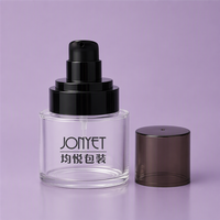 Bouteille Pompe Transparente PETG 100ml à Large Ouverture Prête à l'Expédition, Vide, pour Sérum, Lotion, Tonique avec Pulvérisateur, Emballage Cosmétique de Marque