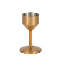 Ensemble de mini-tasses à bière en acier inoxydable à paroi simple de 50 ml pour adultes, pour les fêtes, avec poignée et couvercle, couleurs et logo personnalisés par peinture en aérosol