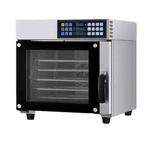 Ticari 60L/95L/120L elektrikli aperatif pasta ekmek Pizza sıcak hava konveksiyon buhar fırın Pizza pişirme makineleri satılık