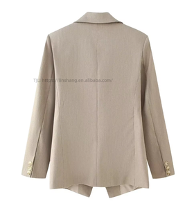 <b>Explosive</b> V Collar High Waist Slim Solid <b>Color</b> 2 Button Women's Suit Fashion - Product Image 6