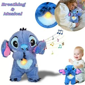 Peluche Musicale Luminoso da 25CM/10 Pollici, Bambola con Musica Rilassante, Compagno di Sonno Respirante, Regalo di Compleanno - Product Image 4