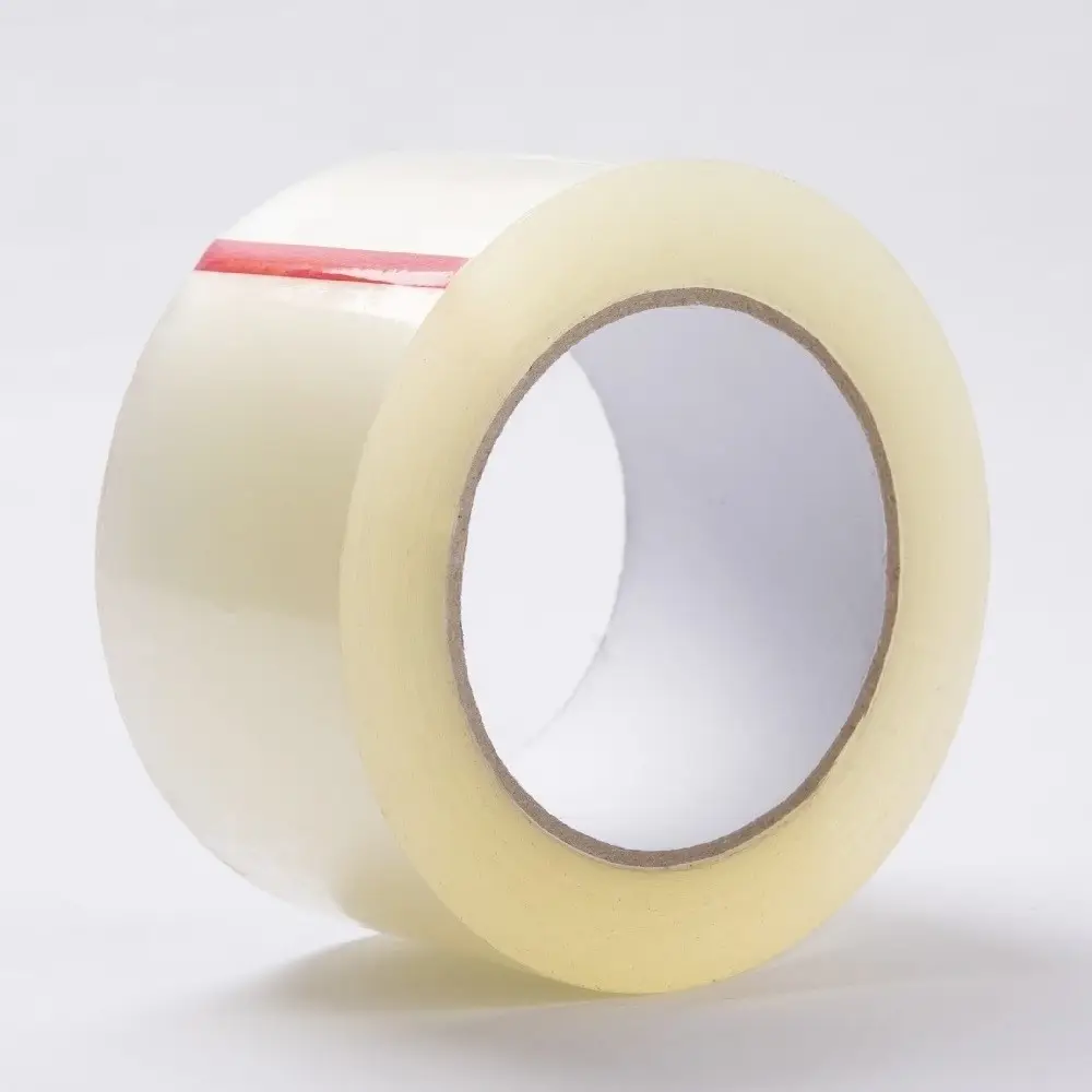 Customized Hot Melt Transparent Self Adhesive Bopp Packaging Tape Waterproof Jumbo Paper Core Roll Glue Tape