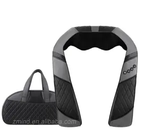 Ganzkörper <span class=keywords><strong>Rolling</strong></span> Kneten Beheizter Hals Elektrisches Massage kissen Shiatsu Nacken Schulter massage gerät - Product Image 1