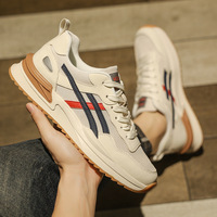 Chaussures de sport décontractées pour hommes, nouvelle collection été 2025, en maille respirante, style rétro, à lacets, tendance, pour la course à pied