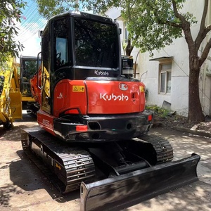 ใช้สำหรับรถขุดตีนตะขาบ KX165-5 สีแดง ขนาด 5 ตัน พร้อมบุ้งขุด วาล์ว ENERPAC สายพานตีนตะขาบ สำหรับงานก่อสร้าง - Product Image 3