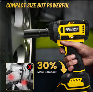 Llave <span class=keywords><strong>de</strong></span> <span class=keywords><strong>Impacto</strong></span> Eléctrica Industrial en Oferta, 21V, 500NM <span class=keywords><strong>de</strong></span> Torque, Motor sin Escobillas, Accionamiento <span class=keywords><strong>de</strong></span> 1/2 pulgada, para Bricolaje, Funciona con Baterí<span class=keywords><strong>a</strong></span> - Product Image 6