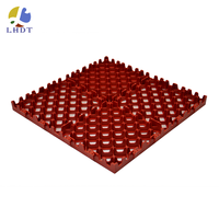Carrelage de sol de garage de vidange de lavage de voiture à emboîtement en PP LHDT-4002 pour grille de sol de garage de salle de lavage de voiture