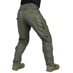 IDOGEAR Men G3 Camo Hunting Paintball Tactical Outdoor Trousers Breathable Camouflage Pants With Knee Pads