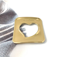 Vente en gros d'usine de clips de chaussures à boucle dorée pour chaussures en cuir pour femmes accessoires de chaussures