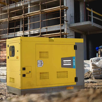Générateur diesel industriel Atlas Copco QES9 10 kVA, puissance de secours avec moteur Kubota D1105