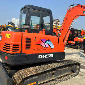 Mini-excavatrice Doosan Dh55 d'occasion, vente chaude, système hydraulique de bonne qualité, rotation de la queue nulle, prêt à travailler, moteur, engrenage - Product Image 1