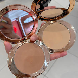 Nuevo Bronceador <span class=keywords><strong>Compacto</strong></span>, Polvo Fijador de Maquillaje, Cosméticos Faciales, Acabado Mate Natural a Prueba de Agua, Polvos Prensados de Larga Duración - Product Image 3