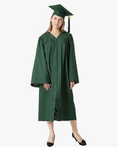 モンドン森マットクラシックスタイル高校学士卒業キャップとガウン学校制服 - Product Image 2