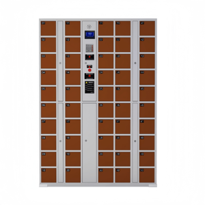 Armoire de rangement moderne en acier avec serrure à clé et interphone - Étanche et durable pour les bureaux, les téléphones mobiles et les outils électriques - Product Image 6