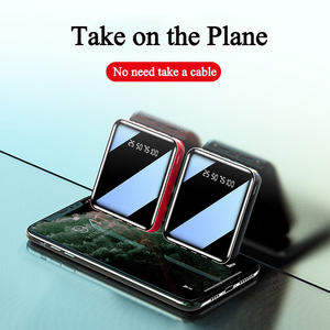 20000Mah נייד מטען ABS USB הכפול כוח בנק מיני Powerbank עם 4 כבל - Product Image 3