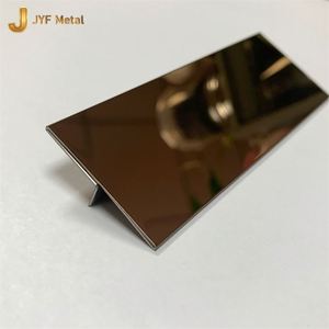 Perfil en T de Acero Inoxidable Arquitectónico Moderno EX1013 para Transición de Pisos y Decoración de Paredes - Product Image 5