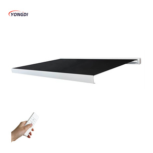 Auvent de balcon <span class=keywords><strong>électrique</strong></span> extérieur rétractable motorisé Extensible Patio Jardin Auvent Bras en aluminium Cadre <span class=keywords><strong>3x3</strong></span> Pliant Acrylique - Product Image 3