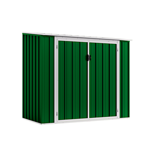 Cobertizo de almacenamiento para jardín, caja de almacenamiento de Metal de fácil montaje, cobertizo para muebles de Patio, armario de almacenamiento al aire libre, 2 unidades - Product Image 6