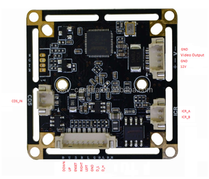 533P F37P Ánh Sáng Ấm Màu Video Hoặc Hồng Ngoại LED Firmware Tùy Chọn 1080P Full HD 2MP CCTV Camera PCB Bảng Mạch - Product Image 6