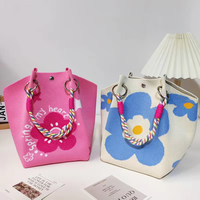 Sac cadeau festif en polyester tricoté, sac fourre-tout de vacances, sac à main moyen avec fermoir magnétique, forme carrée verticale, pour mariage et fêtes