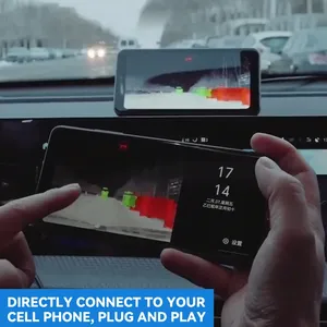 Cámara Termográfica Automotriz con IA de 256x192, Pantalla de 6.25 Pulgadas, Visión Nocturna, Grabadora para Auto, Compatible con WIFI - Product Image 6