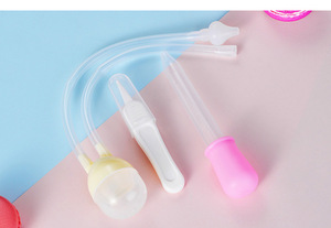 Fournitures de soins pour nouveau-né, <span class=keywords><strong>aspirateur</strong></span> Nasal pour bébé, nettoyeur de nez de sécurité en Silicone, Offre Spéciale - Product Image 4