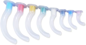 Medresq CE/ISO aprovou o tubo oral Orofaríngeo Orofaríngeo médico descartável do Pvc das vias aéreas orofaríngeas para a via aérea do hospital - Product Image 4