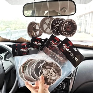 Désodorisant de voiture en papier personnalisé avec logo, en gros, carte parfumée promotionnelle avec forme personnalisée pour cadeaux promotionnels - Product Image 5