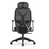 Chaise de bureau de direction moderne à dossier haut en maille de luxe pour environnements de travail agiles
