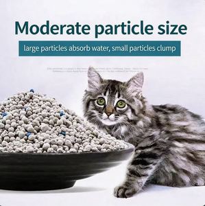Technologie anti-poussière et anti-odeur de qualité supérieure, litière pour chat en bentonite 100% agglomérante, forme sphérique, 5L, personnalisable - Product Image 2