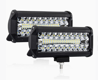 Barra de Luces LED de 7 Pulgadas, 12v, Súper Brillante, Impermeable, para Todoterreno, 4x4