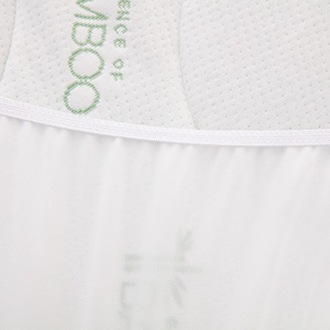 Protector de colchón impermeable de bambú Natural tamaño Queen King, alfombrilla de cama hipoalergénica, impermeable de bambú Natural tamaño Queen King - Product Image 5