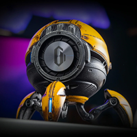 Nuevo Mars Pro Edición Especial con Revestimiento Metálico Amarillo Dañado por la Guerra, Sistema de Altavoces Duales de 20 Vatios, 6 Luces Dinámicas, Altavoz Tipo C