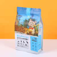Ventes en gros de sacs en PET/VMPET/PE épais à fond carré, imprimés sur mesure, de qualité alimentaire, réutilisables, avec fermeture éclair pour la nourriture pour chiens, le thé