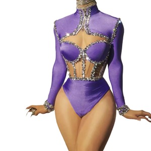 Disfraces de Diamantes Brillantes para Discotecas y Bares de Guangzhou Auyan, Nuevos Trajes de Modelo Principal para Espectáculos de <span class=keywords><strong>DJ</strong></span> y Gogo - Product Image 1