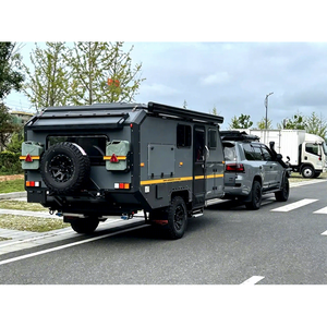 Rimorchi da Campeggio Australiani 4x4 a Singolo Asse da 16 Piedi per 2 Persone, con Bagno Interno e Telaio <span class=keywords><strong>in</strong></span> Alluminio - Product Image 2