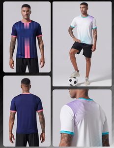 เสื้อยืดคอกลมผู้ชายแบบแห้งเร็วเสื้อยืดแขนสั้นสำหรับออกกำลังกายวิ่งออกกำลังกายในยิม - Product Image 3