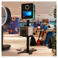 Perlengkapan Stan Foto 3d Instagram, Stan Foto Malaysia Ipad Udara Terbuka Mini dengan Printer dan Kamera
