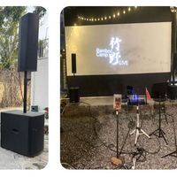 Sistema de Sonido Profesional para Fiestas con Subwoofer de 10/12 Pulgadas, Sistema de Altavoces PA, Altavoces Activos de Columna Line Array para Espectáculos y Fiestas