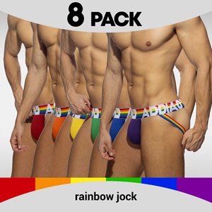 Slip da Uomo <span class=keywords><strong>Sexy</strong></span> Gay in Cotone con Elastico Personalizzato, Colori Arcobaleno, Morbidi e Leggeri, Jockstrap per Uomo - Product Image 6