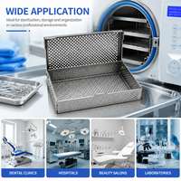 Boîte de stérilisation en acier inoxydable perforé sur mesure 304 316, plateau de désinfection médical, panier de stérilisation pour autoclave