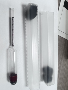 Hydromètre standard de densité de température de lait de matériel en verre d'utilisation vétérinaire portative - Product Image 6