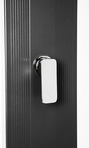 <span class=keywords><strong>Douche</strong></span> <span class=keywords><strong>solaire</strong></span> Steinbach Slim Line noire en PVC pour jardin, réservoir en aluminium de 30 L, pomme de <span class=keywords><strong>douche</strong></span> autonettoyante - 2,25 m, extérieur - Product Image 2