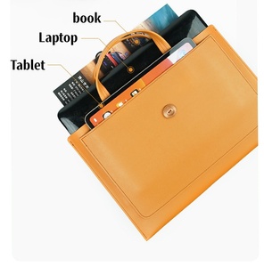 Étui pour <span class=keywords><strong>ordinateur</strong></span> portable en <span class=keywords><strong>cuir</strong></span> PU, élégant, portable, 12, 13, 14, <span class=keywords><strong>15</strong></span>, 16 <span class=keywords><strong>pouces</strong></span>, étanche, fin, pour hommes et femmes - Product Image 4